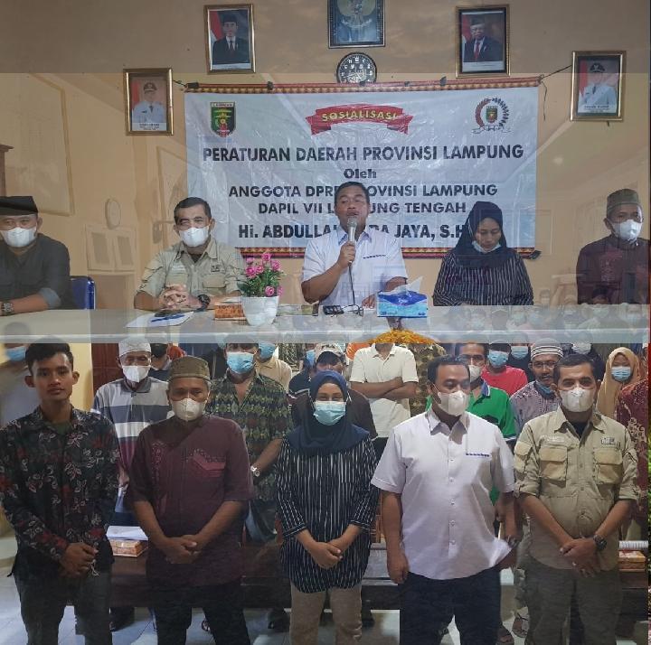 Kembali , H. Abdullah Sura Jaya,S.H.,Sosialisasikan Perda Bahaya Narkoba