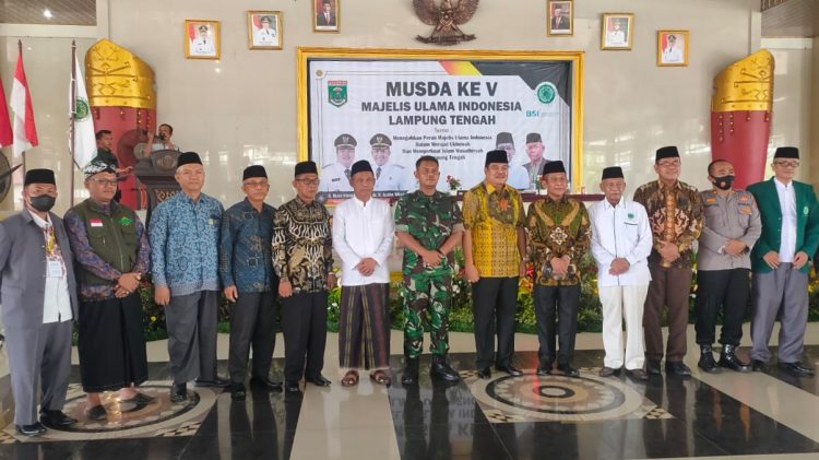 Bupati Musa Apresiasi Terselenggaranya Musda ke-V MUI Lamteng 