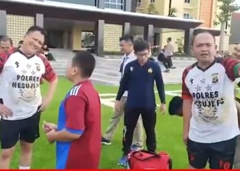 Polres Mesuji FC Tumbangkan Polres Tulang Bawang FC 