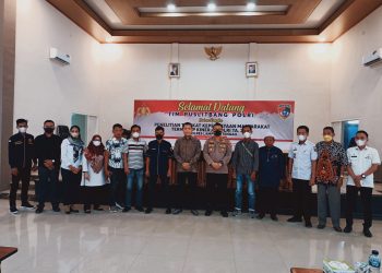 Polres Lamteng Undang LSM GPRI Rapat Bersama Tim Puslitbang Polri