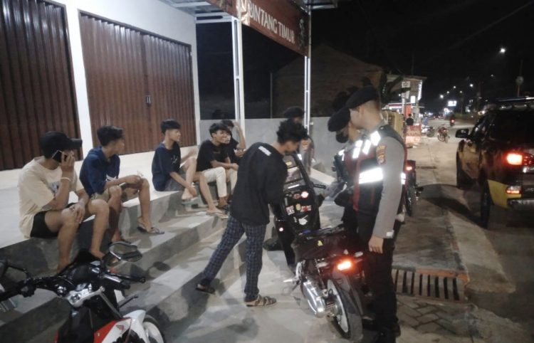 Samapta Polres Tulang Bawang Gelar Patroli Hunting Cegah C3 dan Street Crime