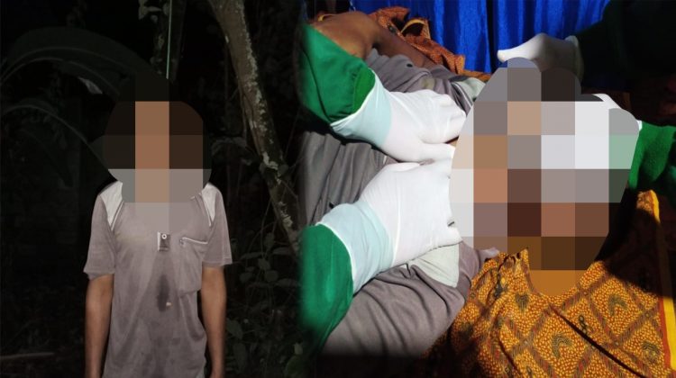 Polsek Banjar Agung Olah TKP Penemuan Mayat di Pohon Rambutan