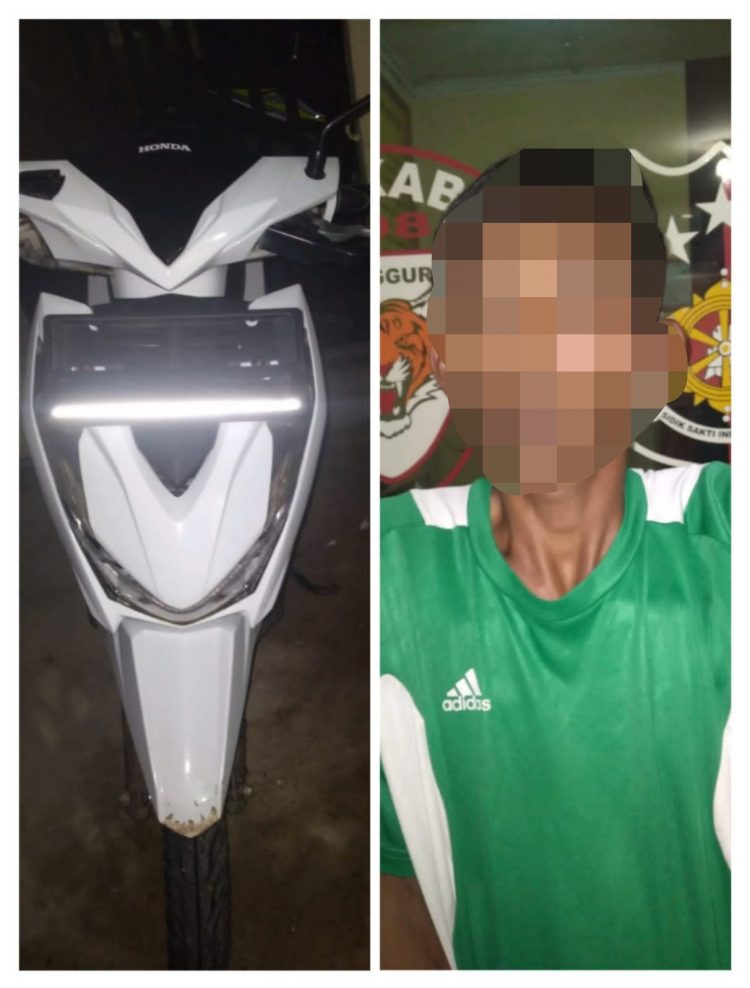 Tekab 308 Polsek Punggur Ringkus Komplotan Curanmor