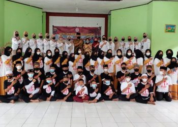 Ohhh..Ternyata Ini Tujuan Rombongan Polwan Krimum Polda Lampung Datangi UPTD PSAA Budi Asih