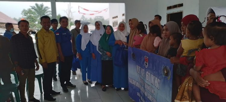 Peringati HUT IKWI ke 61, PWI Mesuji Gelar Baksos Peduli Stunting Wujudkan Lampung Berjaya