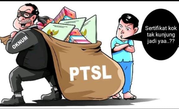 Janjikan Pembuatan Sertifikat PTSL, Diduga Mantan Kakam Putra Lempuyang Tipu Warga Kampung