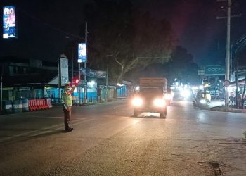 Cegah Kemacetan, Satlantas Polres Tulang Bawang Gelar BLP