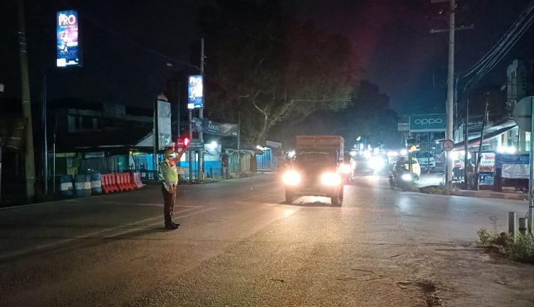 Cegah Kemacetan, Satlantas Polres Tulang Bawang Gelar BLP