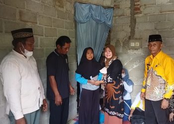 Jum’at Berkah, KTP Kecamatan Trimurjo Berikan Donasi ke Empat Warga di Tiga Kampung