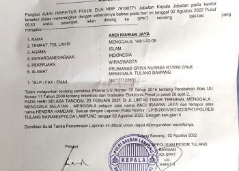 Puluhan Awak Media Dan LSM Laporkan Pemilik Akun FB Hendra Hamdani