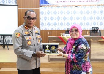Polres Tulang Bawang Jalin Kerjasama Dengan Universitas Saburai, Kapolres Tuba: Salah Satu Syarat Penyidik Minimal S1