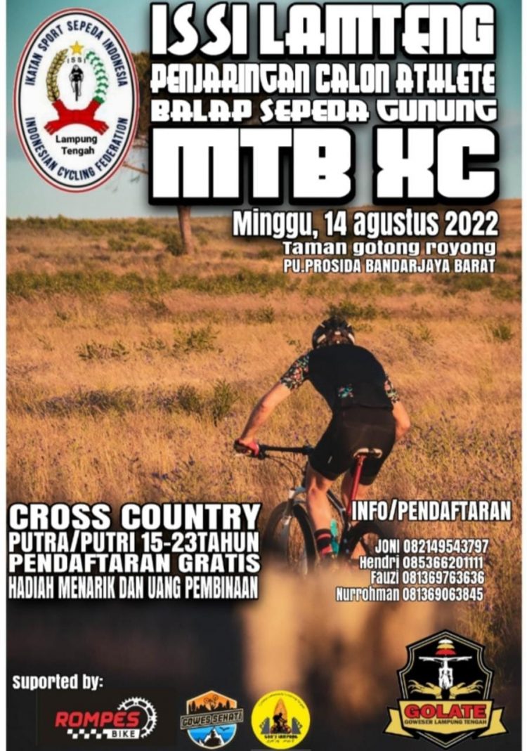 ISSI Lamteng Jaring Calon Atlet Balap Sepeda Bersaing di Kancah Nasional 