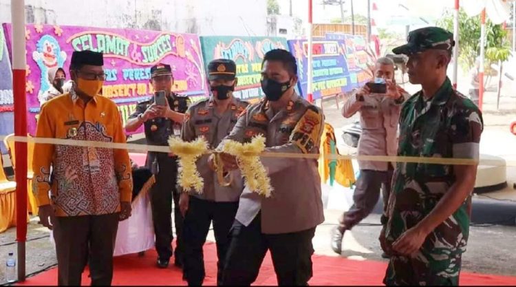 Mako Polsubsektor Kota Gajah Diresmikan, Ini Pesan Kapolres Lamteng