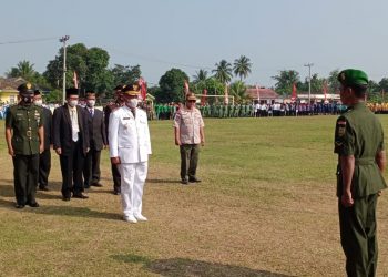 Kecamatan Punggur Gelar Upacara Peringatan HUT RI ke 77