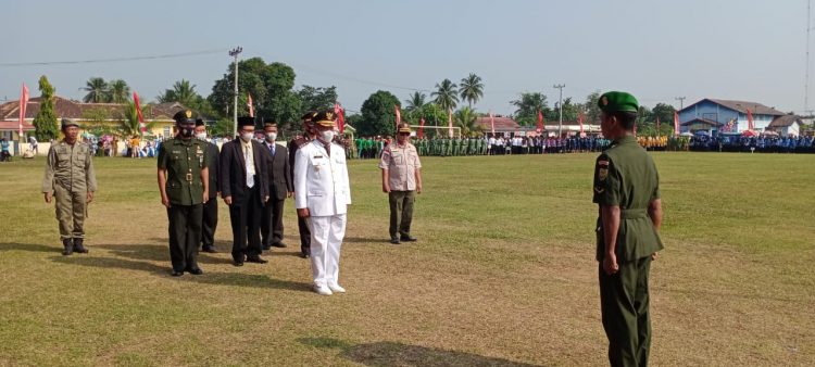 Kecamatan Punggur Gelar Upacara Peringatan HUT RI ke 77