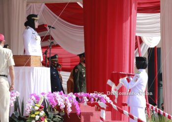 HUT RI ke- 77, Bupati Winarti: Mari Bersama Bahu Membahu Bangun Kesuksesan Gemilang