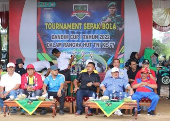 Bupati Musa Hadiri Pembukaan Turnamen Dandim Cup I