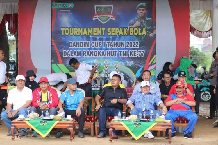 Bupati Musa Hadiri Pembukaan Turnamen Dandim Cup I