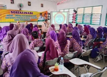 Cegah Kriminalitas Pada Anak, LPA Sosialisasi ke Sekolah di Lamteng