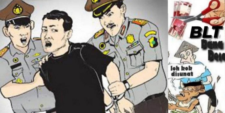 Duhh Gegara Pungut Uang BLT, Tujuh Aparatur Berikut Kades di Amankan Polisi