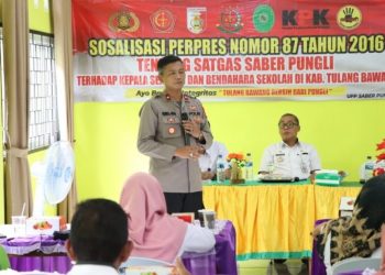 Wakapolres Tuba Ingatkan Kepsek Terkait Praktik Pungli di Lingkungan Sekolah, Ini Pesannya?