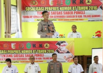 Cegah Pungli di Lingkup Pendidikan, Satgas Saber Pungli Tuba Sosialisasikan Prepres Nomor 87 Tahun 2016
