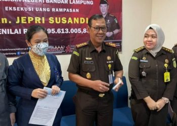 Kejari Balam Setorkan Rp1,195 Miliar Hasil Bisnis Narkoba ke Kas Negara
