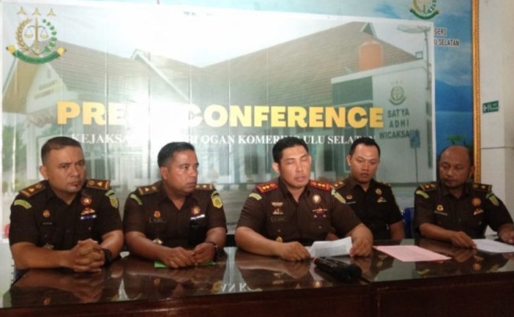 Kejari Tetapkan Mantan Kadis Pertanian Oku Selatan Tersangka 