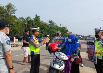 Satlantas Polres Mesuji Gelar Gebyar Operasi Zebra Krakatau 2022