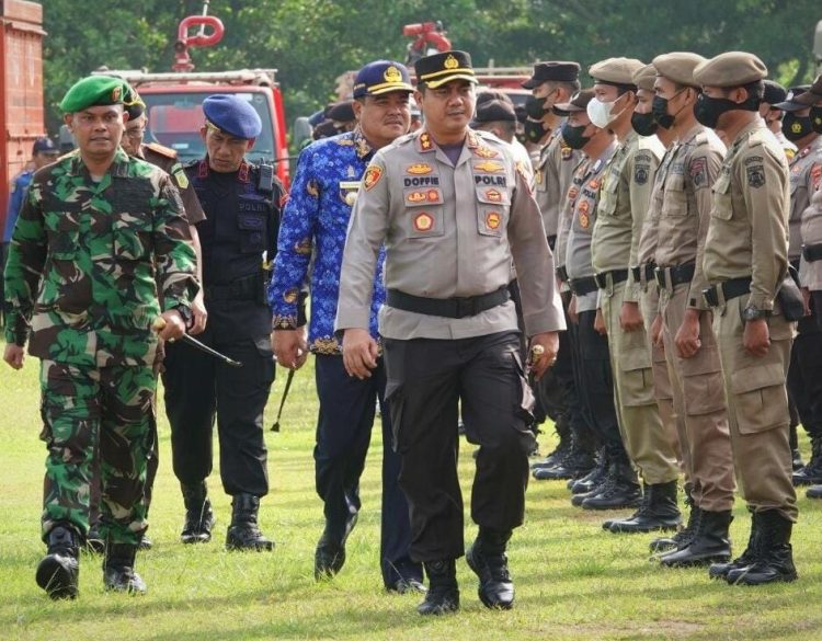 Apel Siaga Bencara, Kapolres Doffie : Penanggulangan Bencana Jadi Tanggung Jawab Bersama