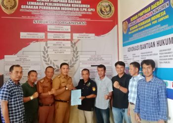 Cek Lokasi Keberadaan, Kesbangpol Tulangbawang Kunjungi Sekertariat DPD LPK-GPI