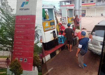 SPBU Di Tulang Bawang Layani Pembelian BBM Solar Menggunakan Jerigen