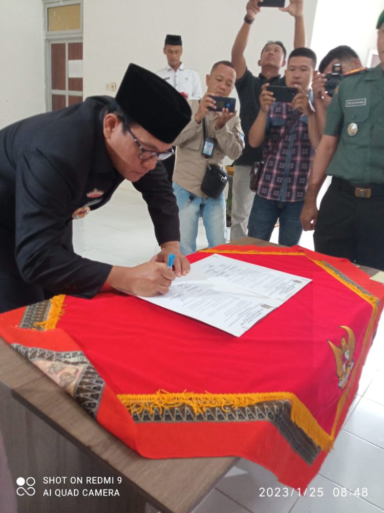 Jabat Camat Metro Selatan, Fajar Riatama Minta Dukungan Masyarakat