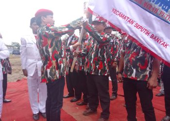 Hendra Putra Pimpin Laskar Merah Putih Markas Anak Cabang Seputih Banyak-Way Seputih