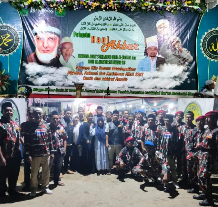 Sinergi Dengan Ponpes Khozinatul Ulum, MAC Laskar Merah Putih SB Sukseskan Haul Syakh Abdul Qodir Al-Jaelani