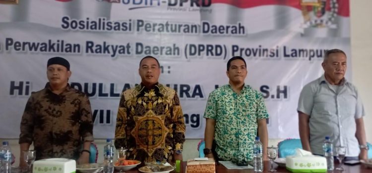 Abdullah Surajaya Laksanakan Sosper di Kampung Sinarbaten