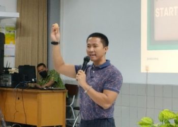 Setelah di Lampung, Adjie Subing Beri Materi Dunia Pendidikan di Kota Surabaya 