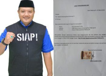 Soal Surat Pengunduran Diri Perangkat Kampung Bumi Nabung Ilir, Begini Penjelasan Baroji