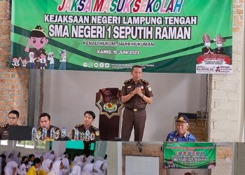 JMS Sasar Sekolah di Lamteng, Ratusan Siswa SMA N 1 Seputih Raman Diberikan Penyuluhan 