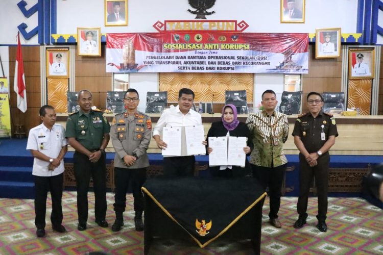 Pemkab Lamteng dan BPKP Provinsi Lampung Jalin Kerjasama, Sosialisasi Pengelolaan Dana BOS