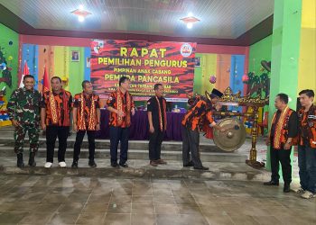 Iriawan Terpilih Komandoi PAC Pemuda Pancasila Terbanggi Besar