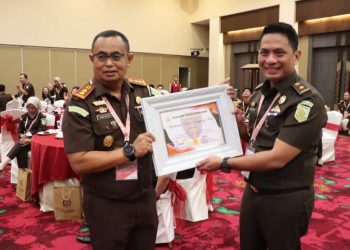 Rakerda Kejaksaan se Provinsi Lampung, Kejari Lamtim Sabet Tiga Penghargaan Terbaik