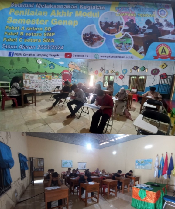 Evaluasi Pencapaian Akademik, PKBM Cendikia Lamteng Gelar Asesmen Sumatif