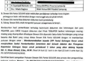 Mardiana: Musa Ahmad Terbukti Melanggar Etik dan Perilaku Buruk Pejabat Publik