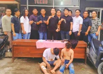 Dorr!! Dua Residivis Kambuhan Antar Kota Dapat Hadiah Timah Panas Tekab 308 Polres Lamteng