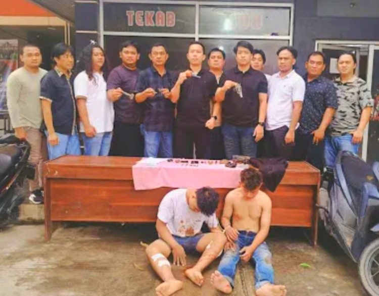 Dorr!! Dua Residivis Kambuhan Antar Kota Dapat Hadiah Timah Panas Tekab 308 Polres Lamteng