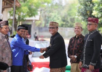 Gelar Pengiran Sah Bandar Disematkan Tokoh Adat Marga Beliuk ke Ardito Wijaya