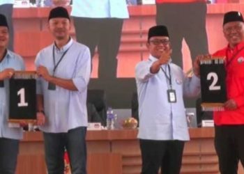 Pengundian Nomor Urut Cabup-Cawabup Lamteng, Musa Nomor Urut 1 Ardito Nomor Urut 2