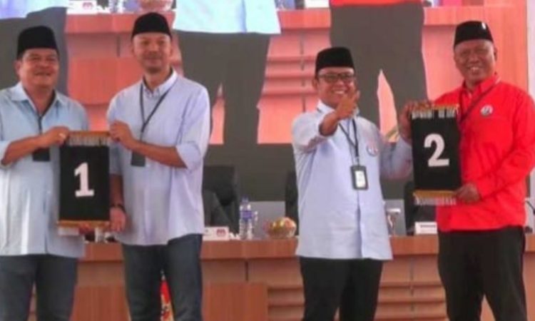 Pengundian Nomor Urut Cabup-Cawabup Lamteng, Musa Nomor Urut 1 Ardito Nomor Urut 2