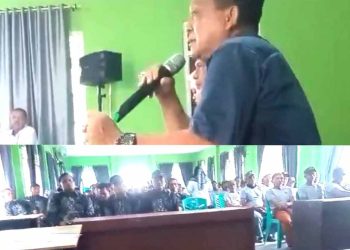 Viral!! Dihadapan Camat, Kakam Astomulyo Diduga Ajak Perangkat Menangkan Paslon 01 Saat Pembagian Insentif 